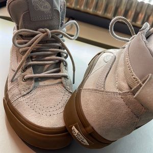 Vans W6.0, beige, knee-high